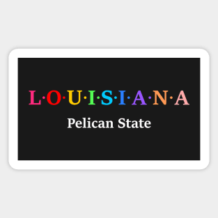 Louisiana, USA. Pelican State Sticker